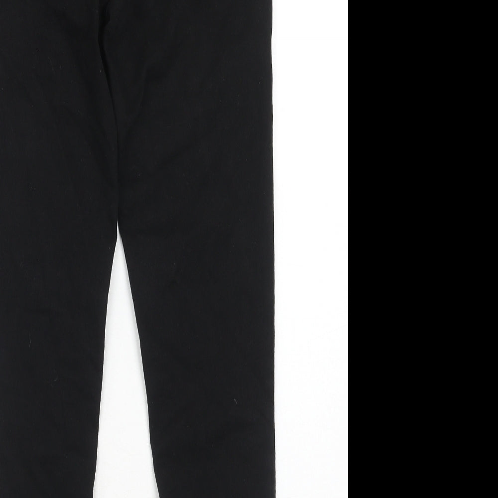 Dont Think Twice Womens Black Cotton Skinny Jeans Size 10 Regular Zip