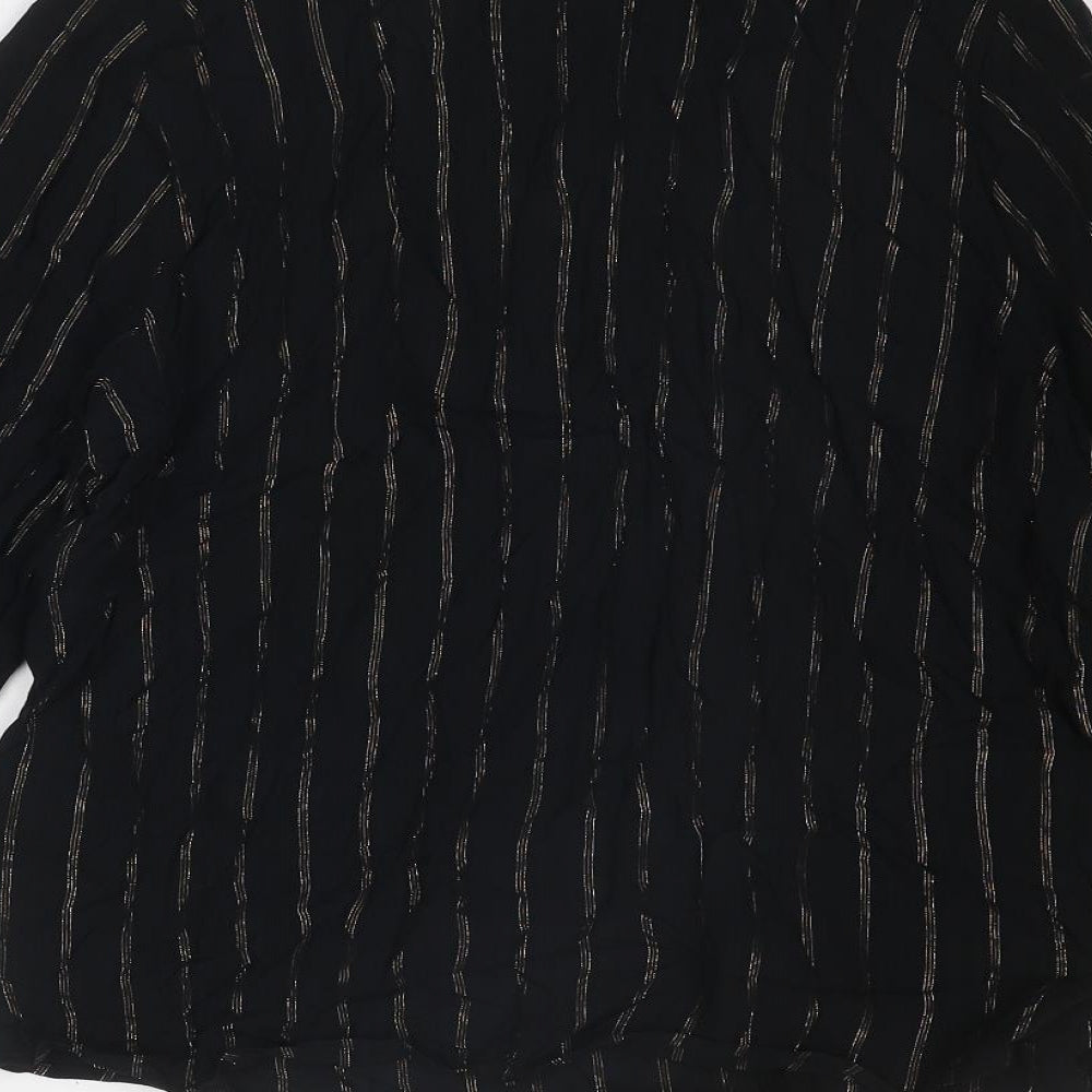 Womens UK Size 10 Marks and Spencer Black Basic Blouse