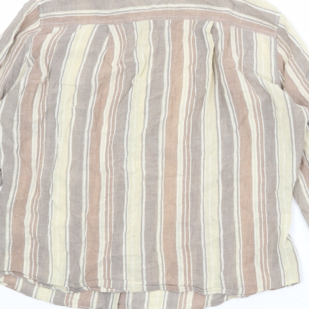 Womens UK Size 10 Marks and Spencer Multicoloured Basic Button-Up