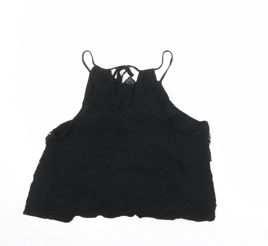 Womens UK Size L Pins & Needles Black Basic Tank