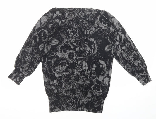 Womens UK Size 8 NEXT Black Pullover Jumper