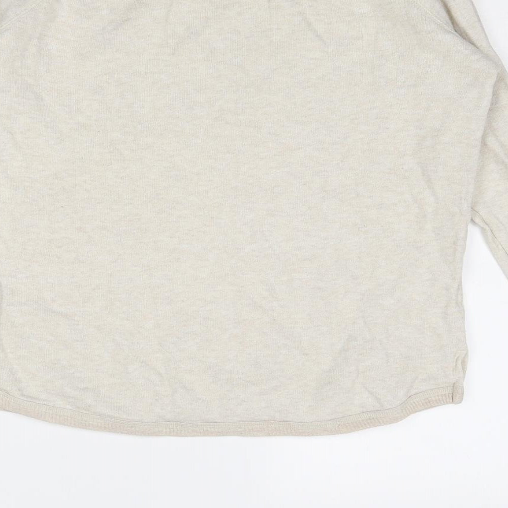 Gap Womens Beige Cotton Pullover Sweatshirt Size S Pullover