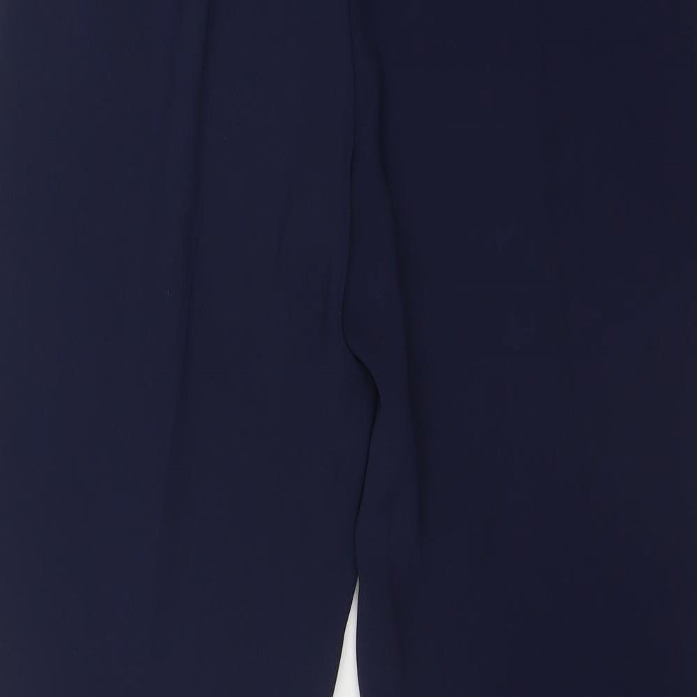 Womens UK Size 10 Marks and Spencer Regular Fit Blue Trousers