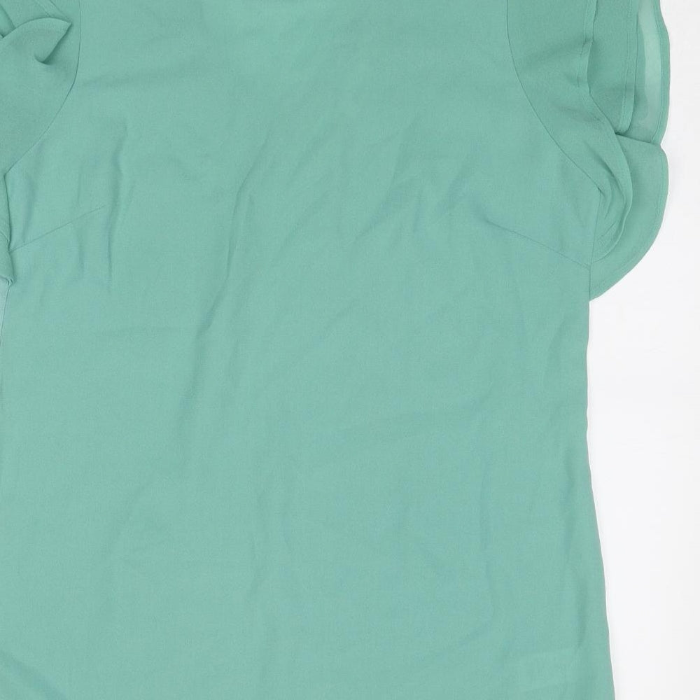 Womens UK Size 10 NEXT Green Basic T-Shirt