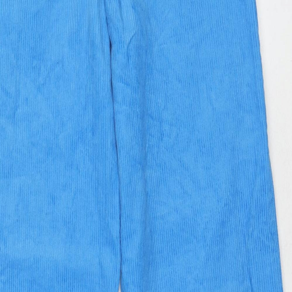 Womens UK Size 6 Monki Regular Fit Blue Trousers