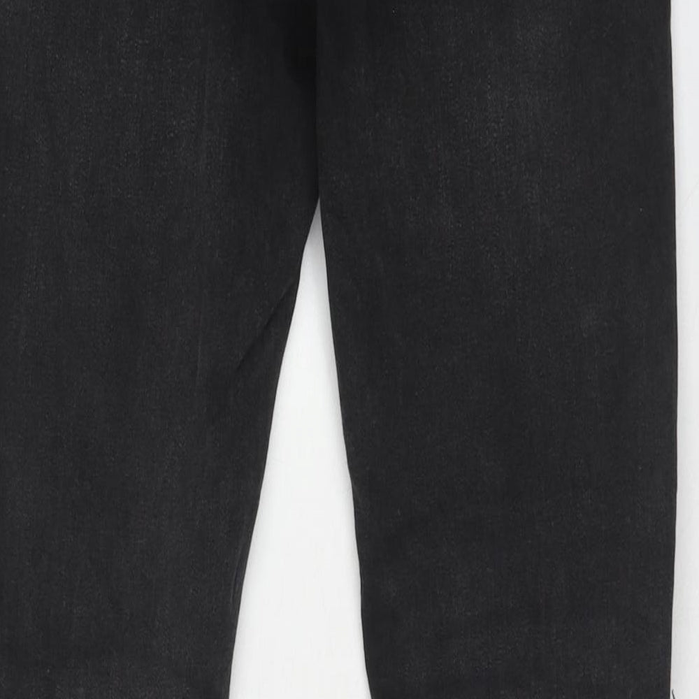 Mens UK Size 30 in Topman Regular Fit Skinny Black Jeans