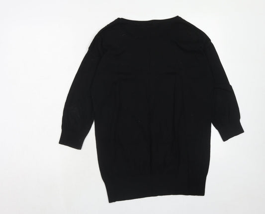 Womens UK Size S Wallis Black Pullover Jumper