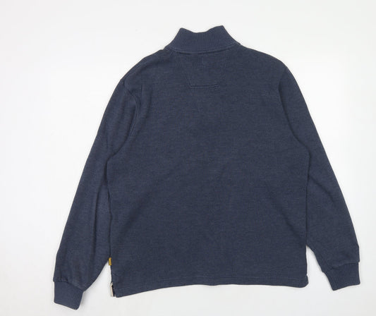 Mens UK Size M Maine Blue Pullover Sweatshirt