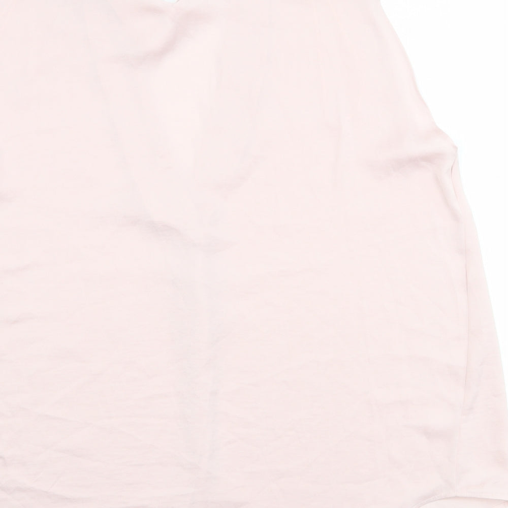 Womens UK Size 10 Marks and Spencer Pink Basic Tank