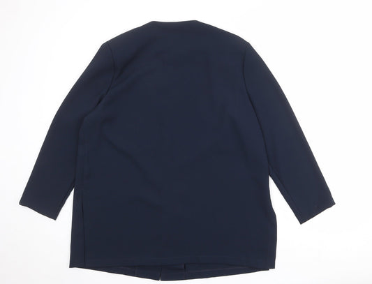 Womens UK Size L Reflections Blue Jacket