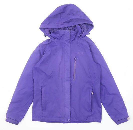 Womens UK Size 12 Hi Gear Purple Windbreaker Coat