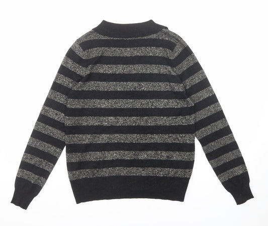 Womens UK Size S Marks and Spencer Black Pullover Jumper