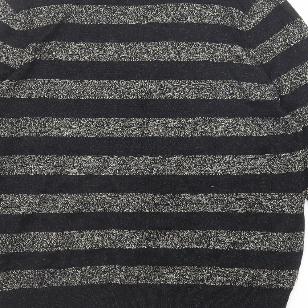 Womens UK Size S Marks and Spencer Black Pullover Jumper