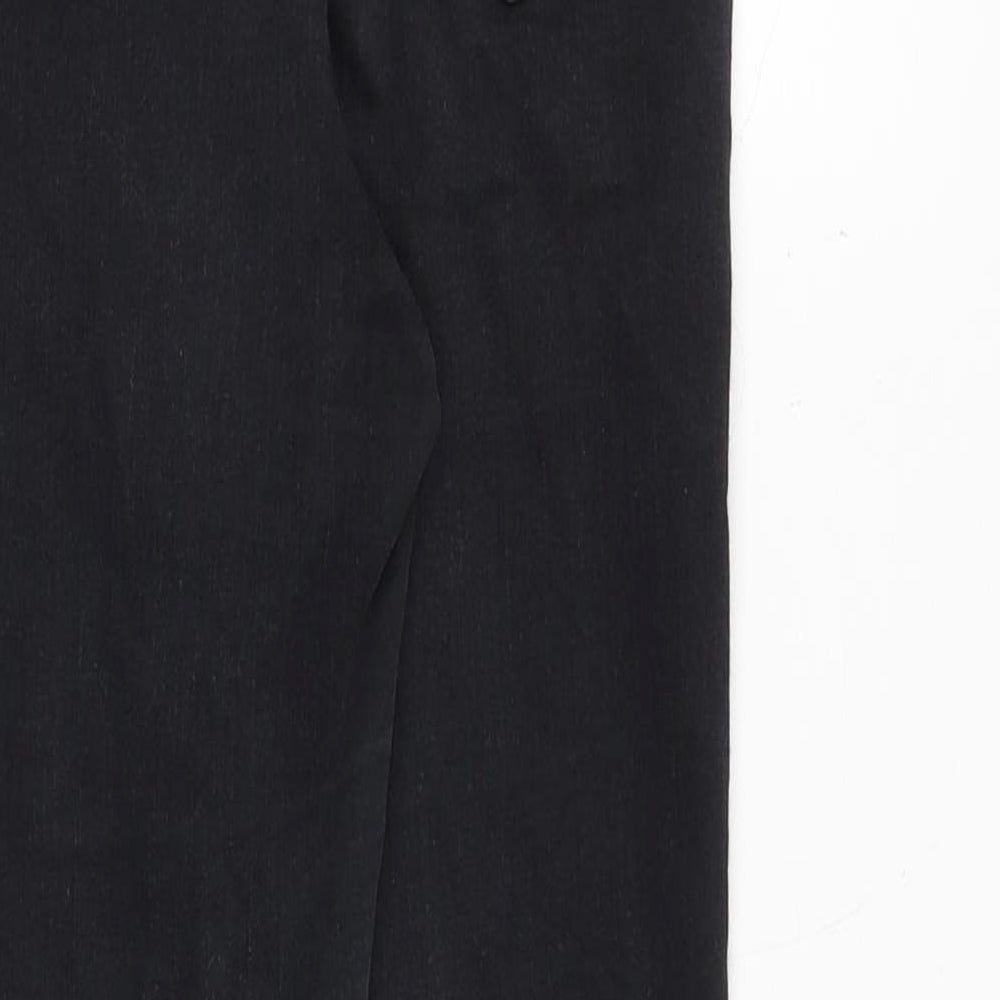 Topshop Womens Black Cotton Skinny Jeans Size 26 Regular Zip