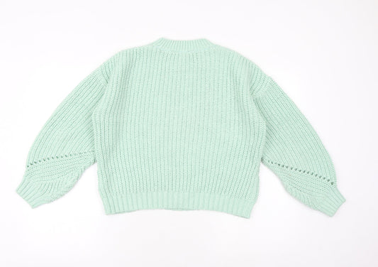 Womens UK Size S Dorothy Perkins Green Pullover Jumper