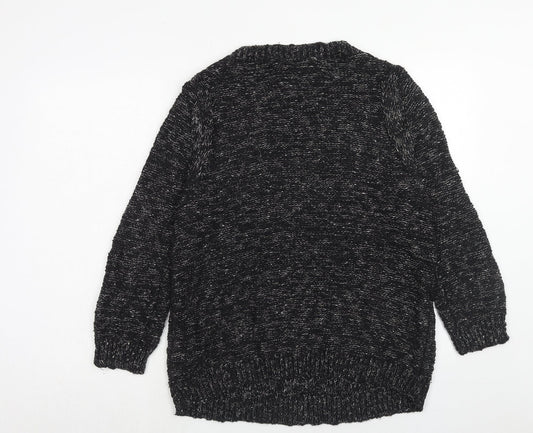 Womens UK Size 10 Marks and Spencer Black Pullover Jumper