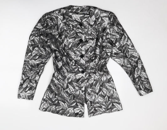Womens UK Size 12 Principles Silver Jacket