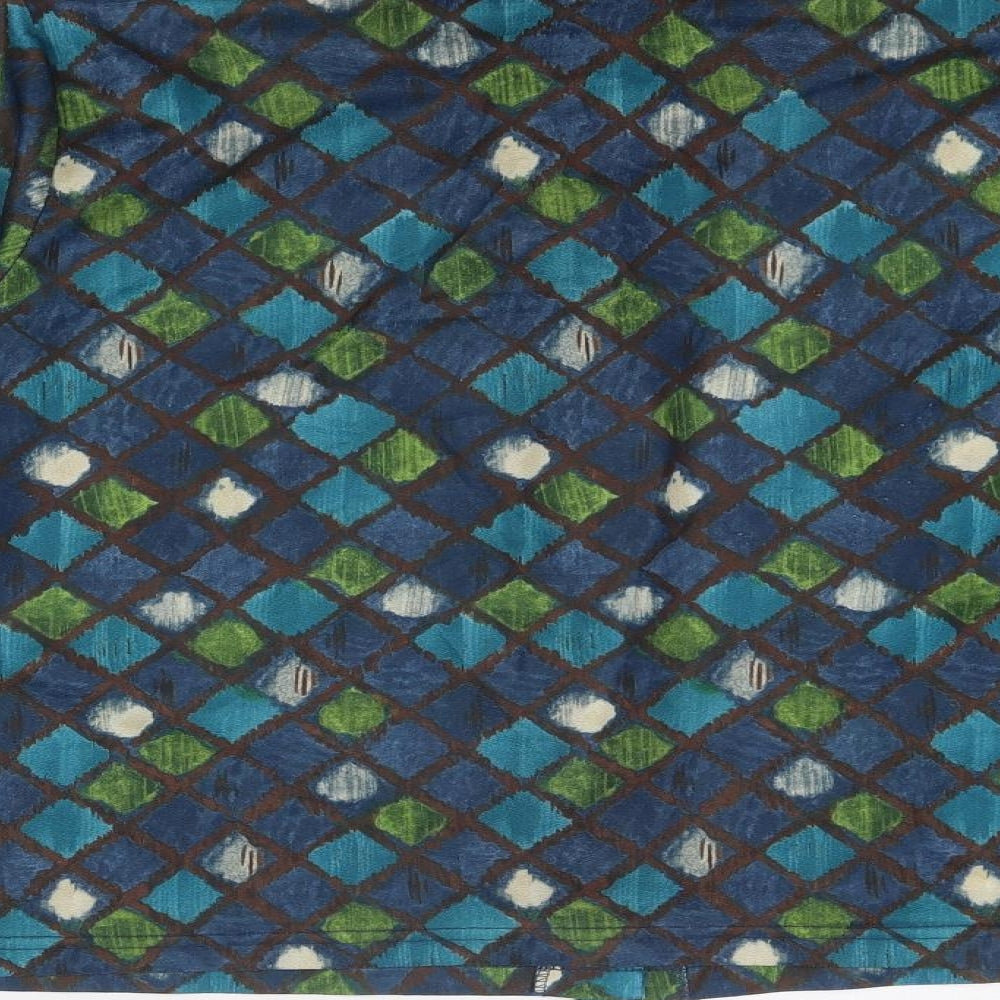 Womens UK Size 18 Bonmarché Blue Basic Button-Up