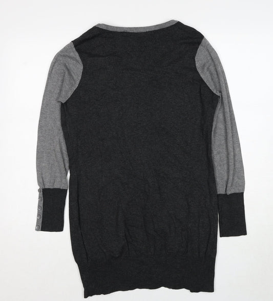 Womens UK Size L M&Co Grey Pullover Jumper