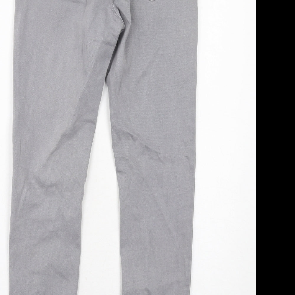 Womens UK Size 12 Stradivarius Regular Fit Skinny Grey Jeans