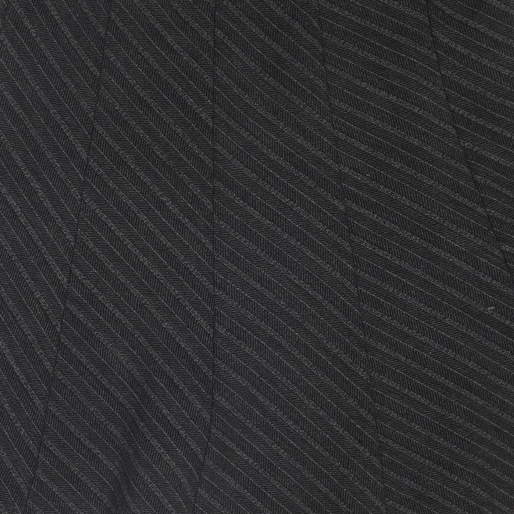 Marks and Spencer Womens Grey Geometric Polyester Swing Skirt Size 12