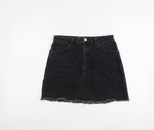 Womens UK Size 10 Miss Selfridge A-Line Denim Skirt