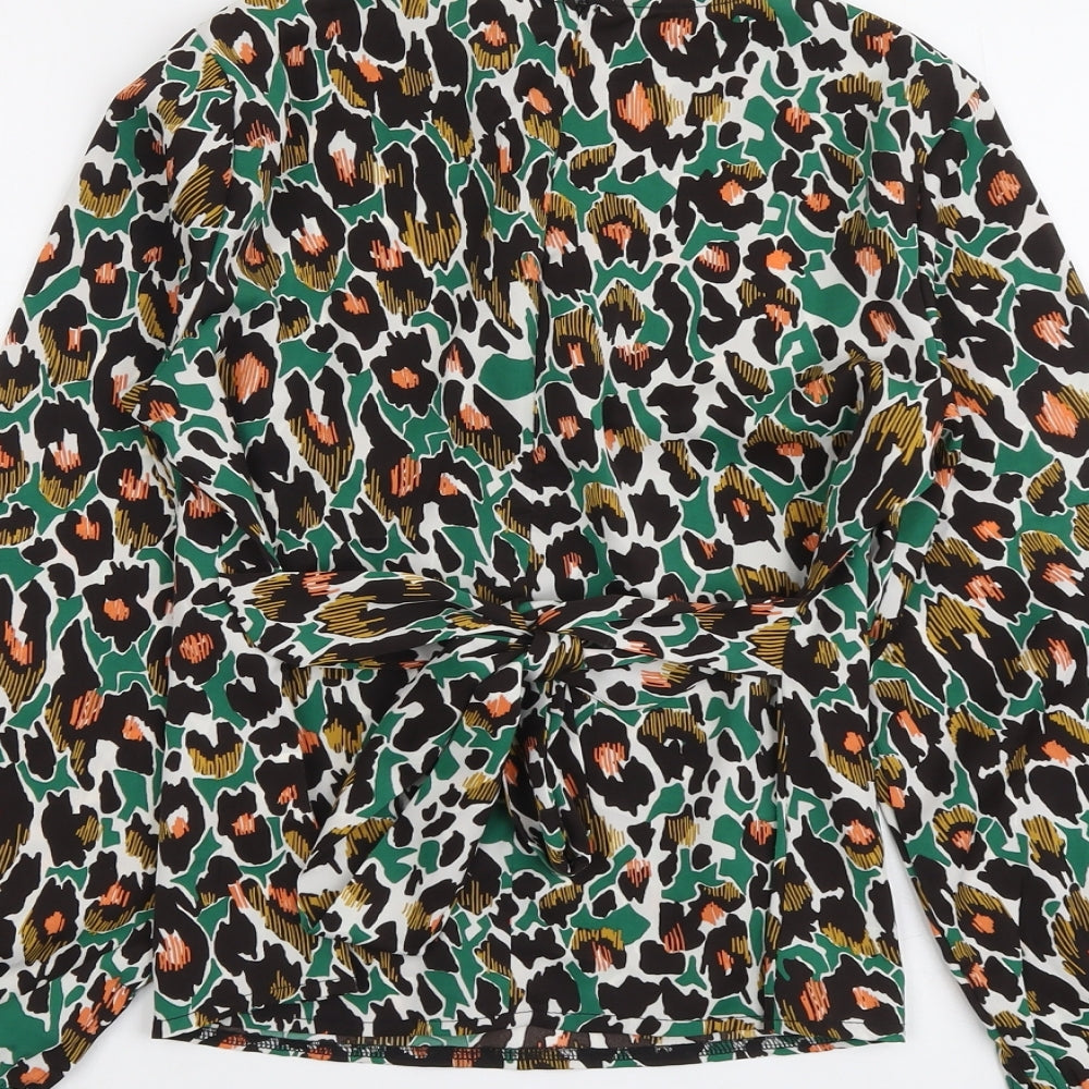Womens UK Size 8 Girl in Mind Multicoloured Basic Blouse