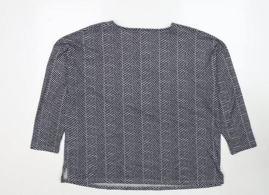 Womens UK Size 18 Bonmarché Blue Pullover Jumper