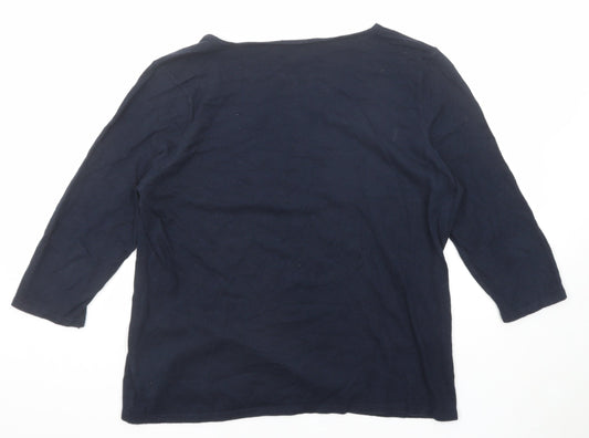 Womens UK Size 18 NEXT Blue Pullover Jumper