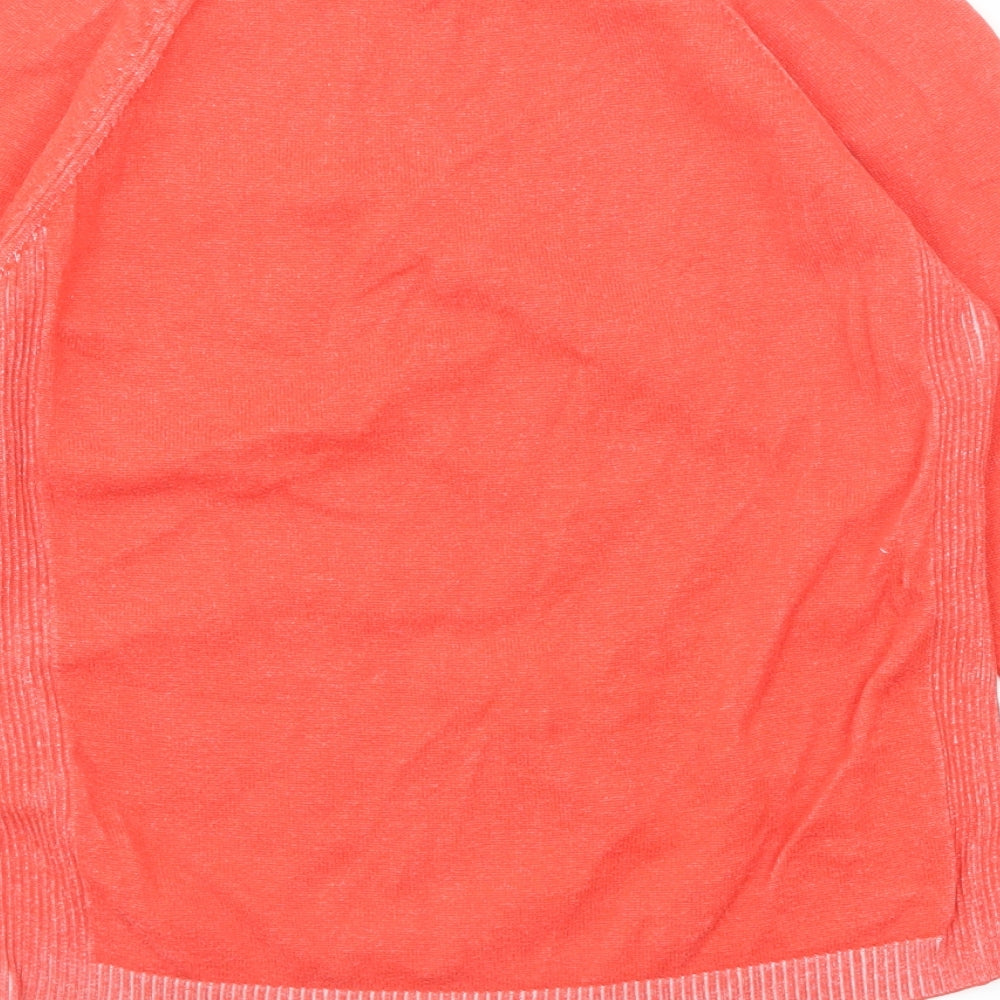 Womens UK Size 10 Limited Collection Red Pullover Jumper