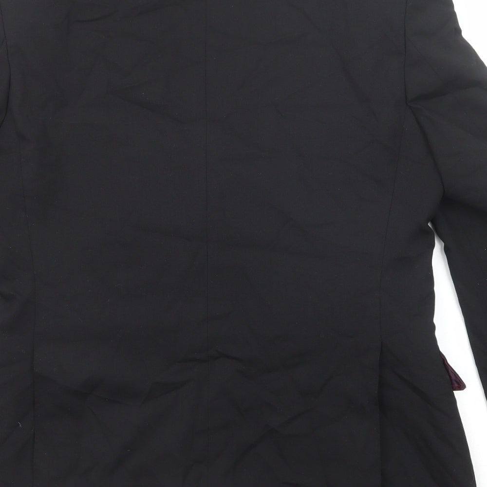 Mens UK Size 38 Evolution Regular Black Suit Jacket