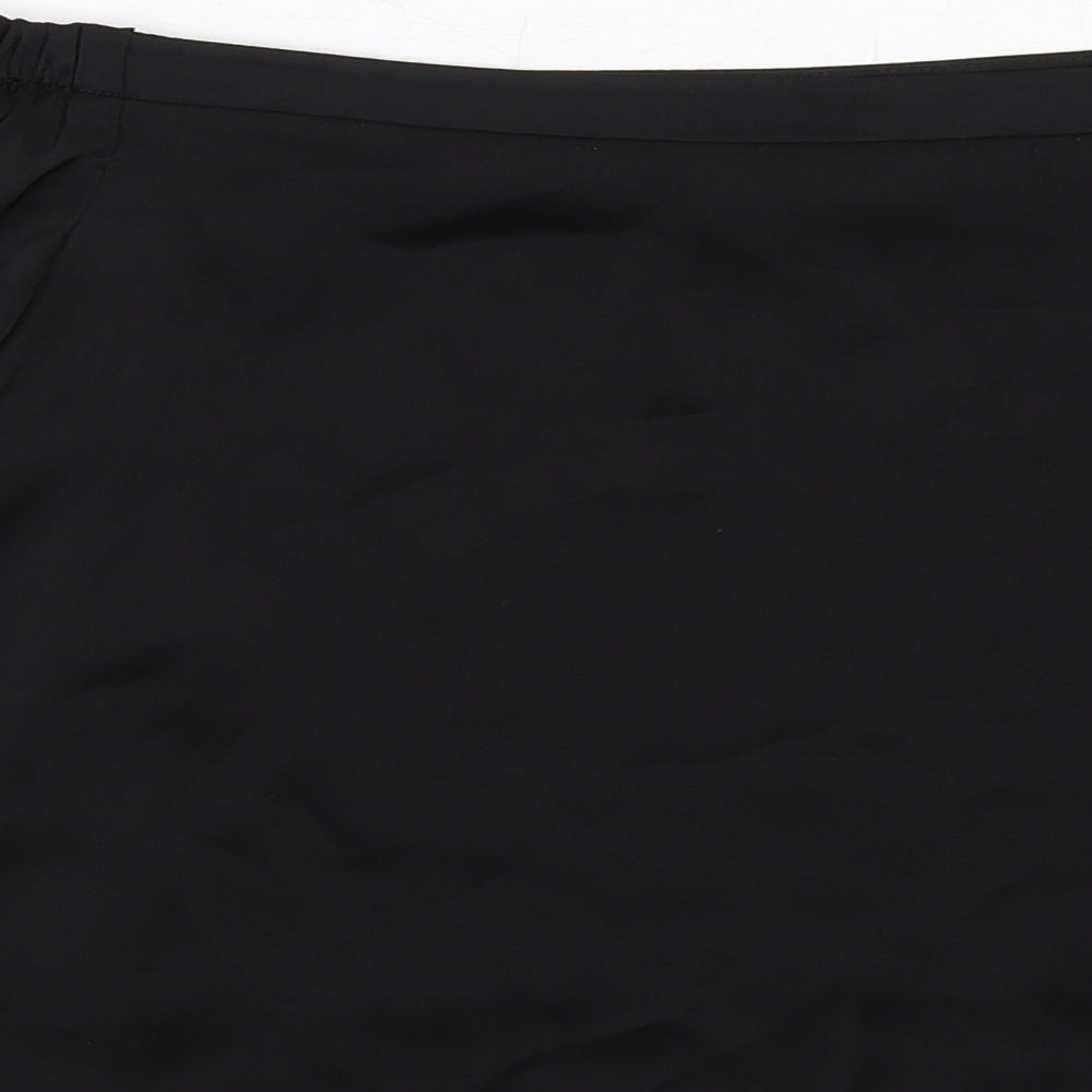 Womens UK Size 8 New Look Black Basic Blouse