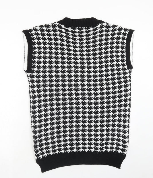 Womens UK Size S Rebellious Black Pullover Jumper