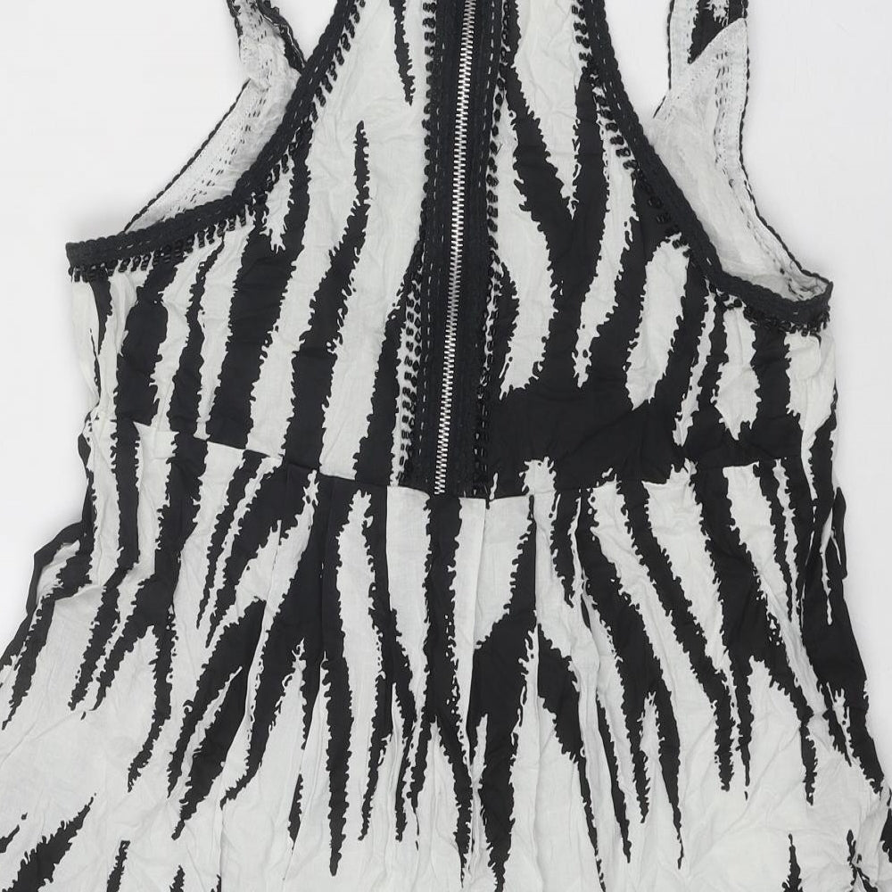 Womens UK Size 10 Miss Posh Black Basic Tank
