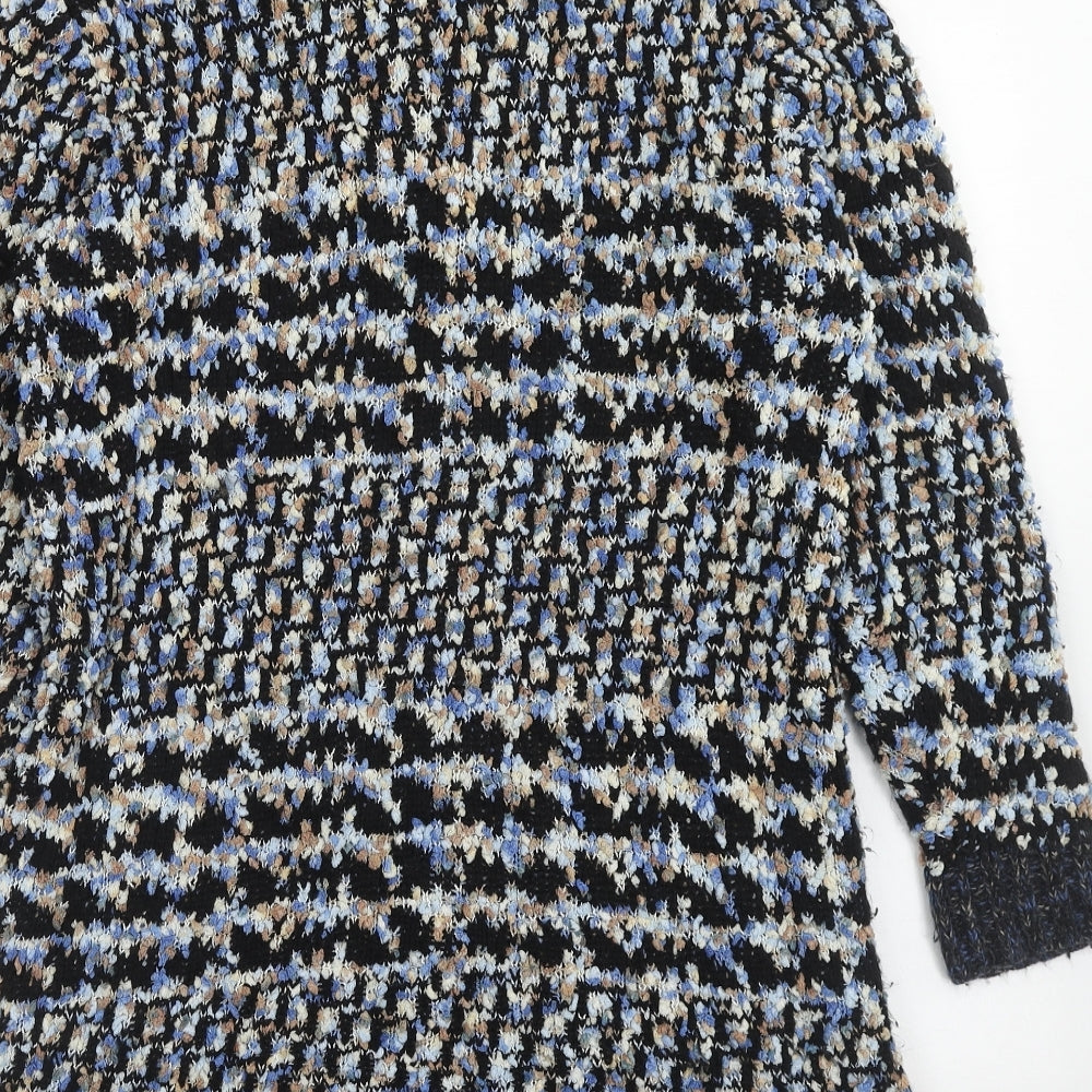 Womens UK Size M Anonymous Blue Cardigan Jumper