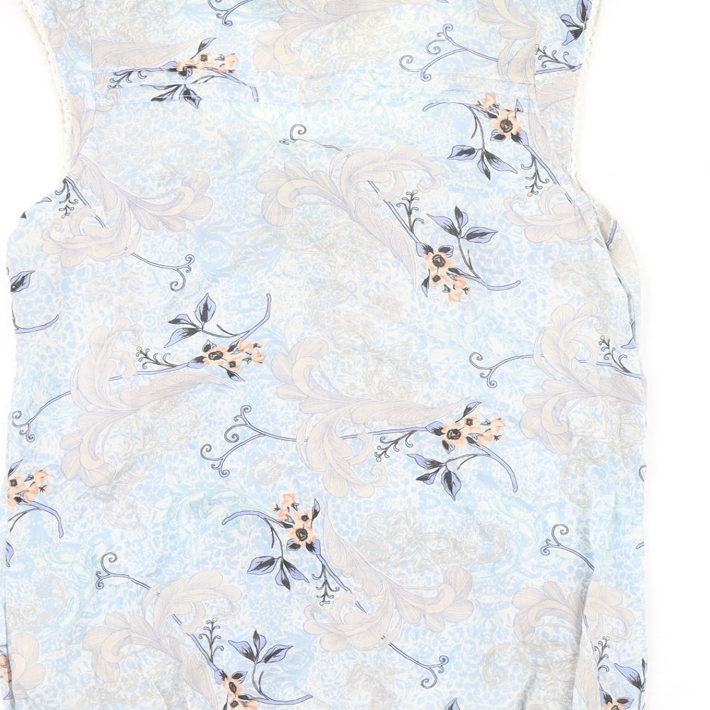 Womens UK Size 12 Dorothy Perkins Multicoloured Basic Tank