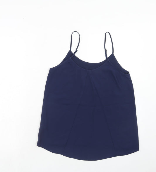 Womens UK Size 8 Oasis Blue Basic Tank