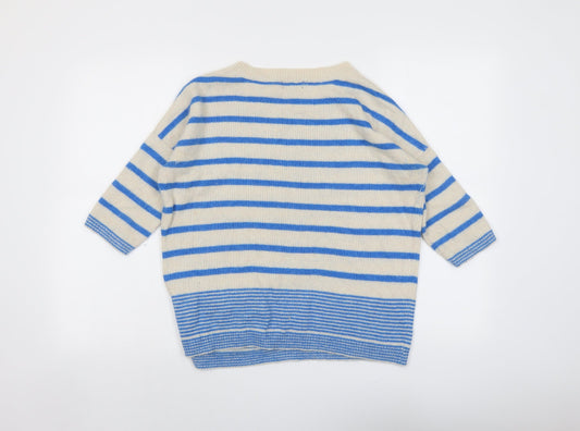 Womens UK Size 8 Topshop Beige Pullover Jumper