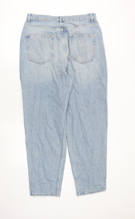 Womens UK Size 34 in ASOS Regular Fit Mom Blue Jeans