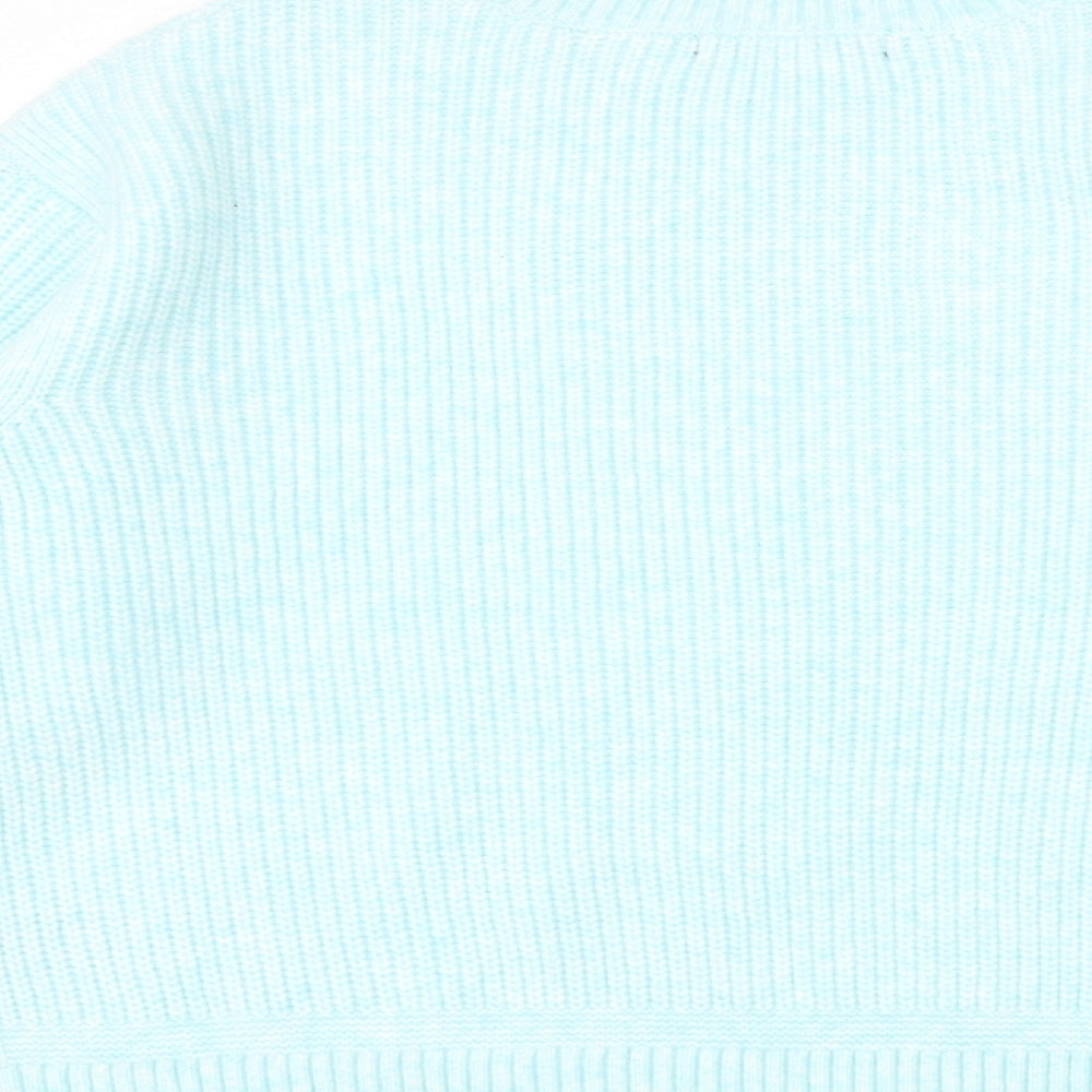 Womens UK Size M Marks and Spencer Blue Pullover Jumper