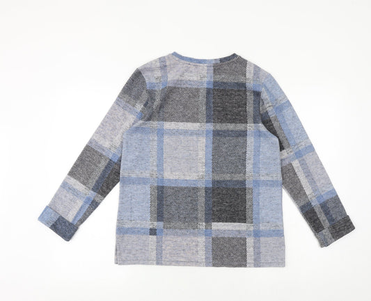 Womens UK Size S Marks and Spencer Blue Pullover Jumper