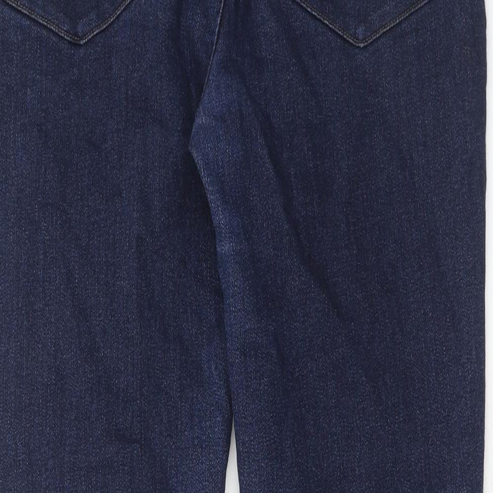 Womens UK Size 32 in Marks and Spencer Regular Fit Straight Blue Jeans