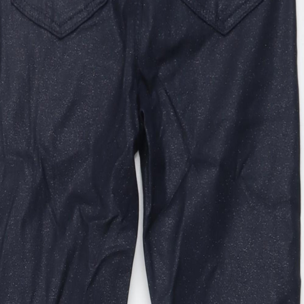 Womens UK Size 12 Marks and Spencer Regular Fit Blue Trousers