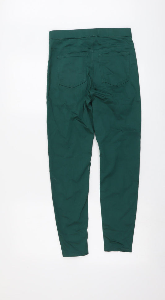 Womens UK Size 8 Marks and Spencer Regular Fit Jegging Green Jeans