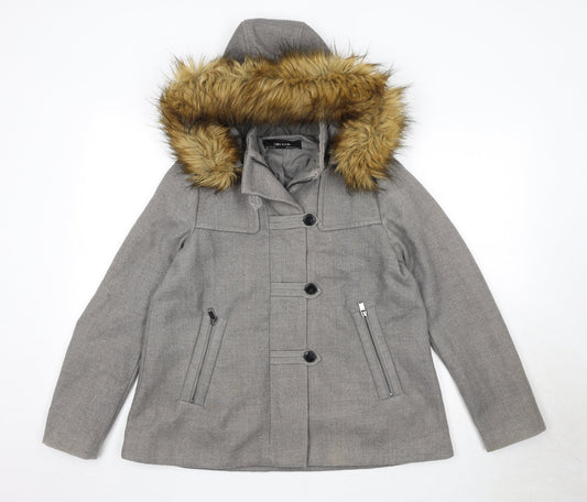 Womens UK Size S Zara Grey Jacket