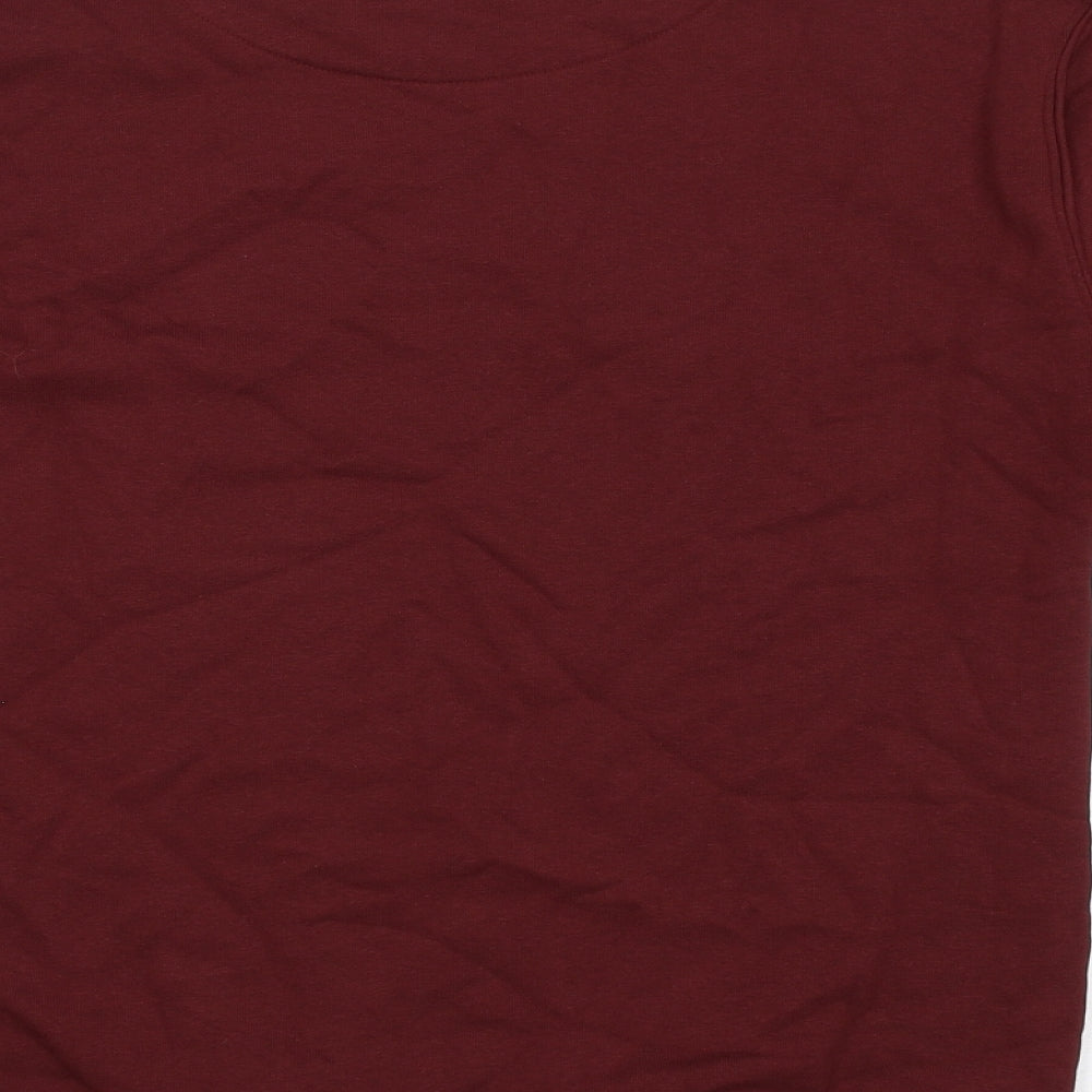 Marks and Spencer Boys Red Cotton Pullover Sweatshirt Size 11-12 Years - Citizen Of Somewhere