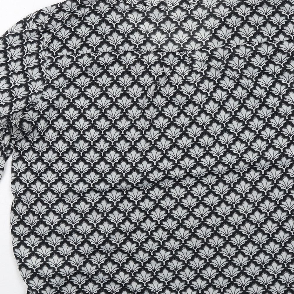 Womens UK Size S H&M Grey Basic Blouse