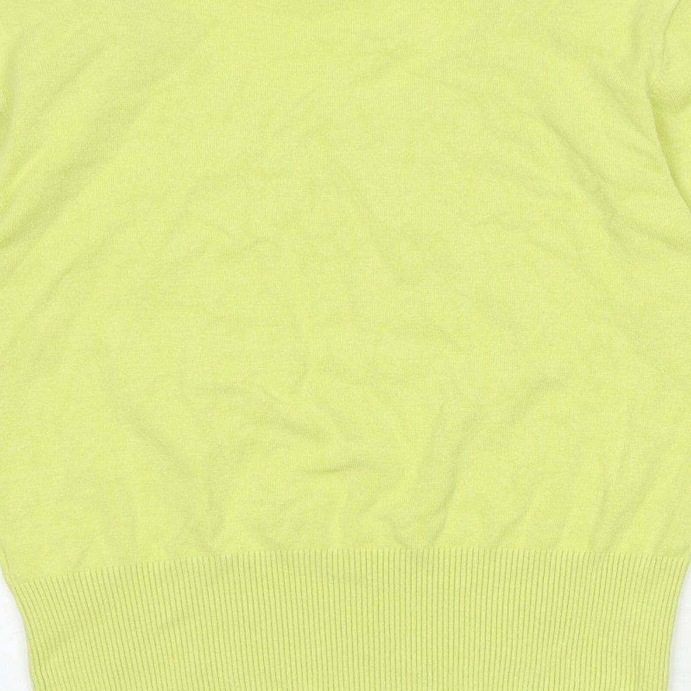 Womens UK Size 10 Roman Yellow Pullover Jumper
