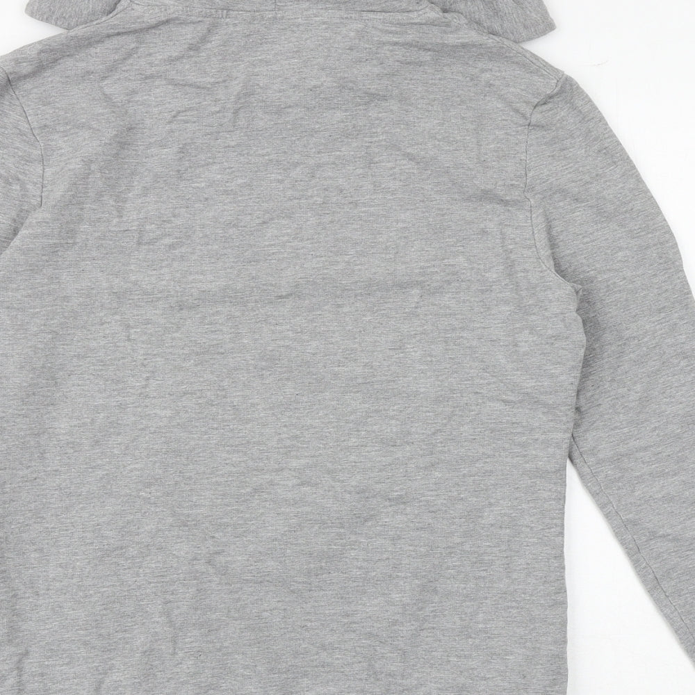 Womens UK Size M ASOS Grey Pullover Hoodie
