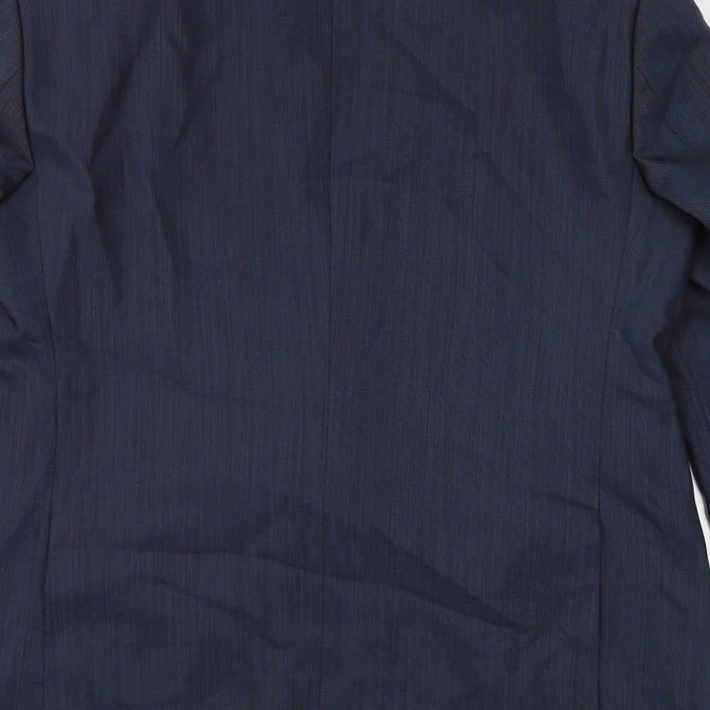 Mens UK Size 40 REMUS Regular Blue Suit Jacket